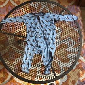 Kickee Pants Coveralls 3-6m Puffin print